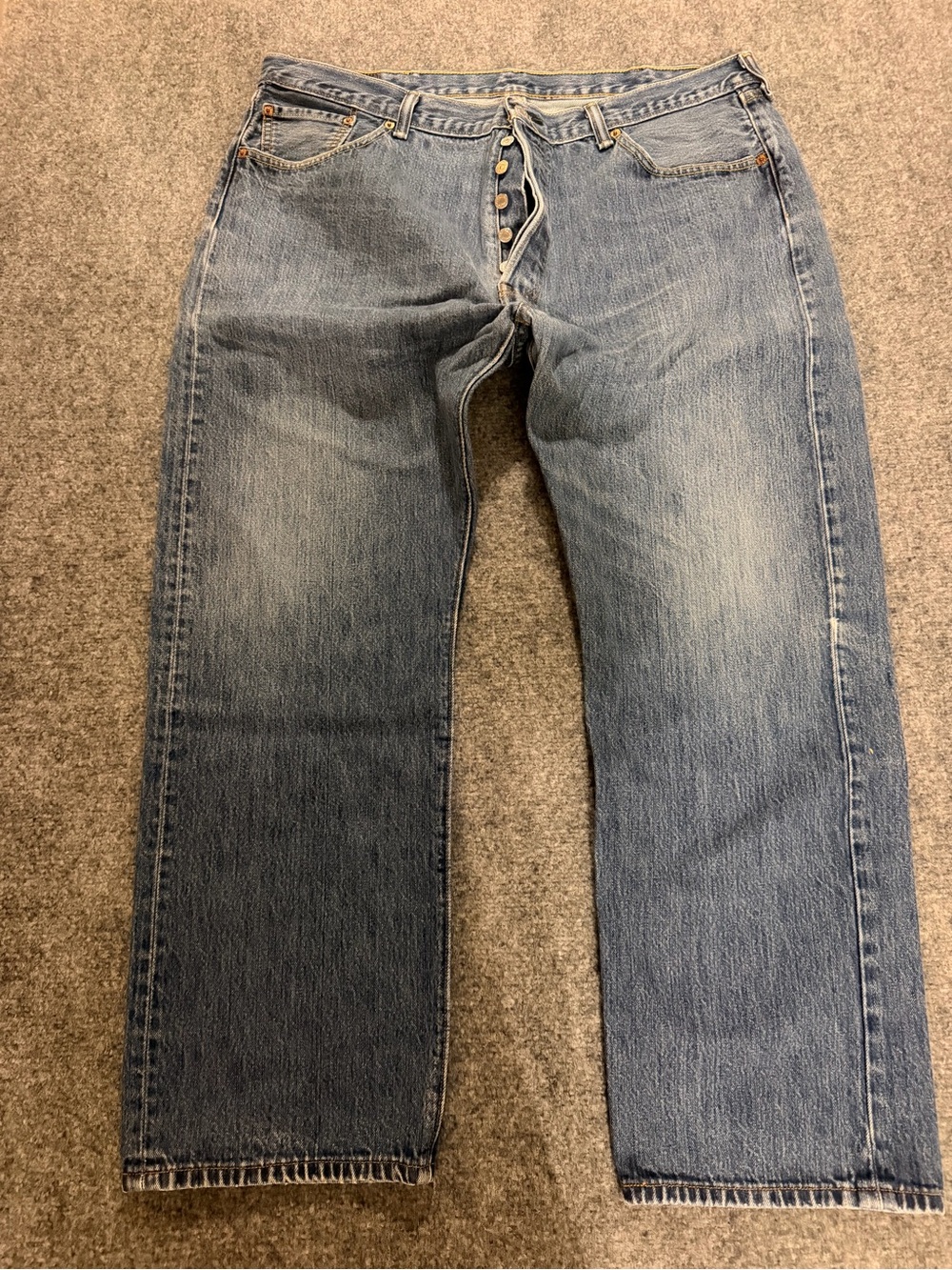 Levi's Light Blue 5 Button-Fly Relaxed Jeans